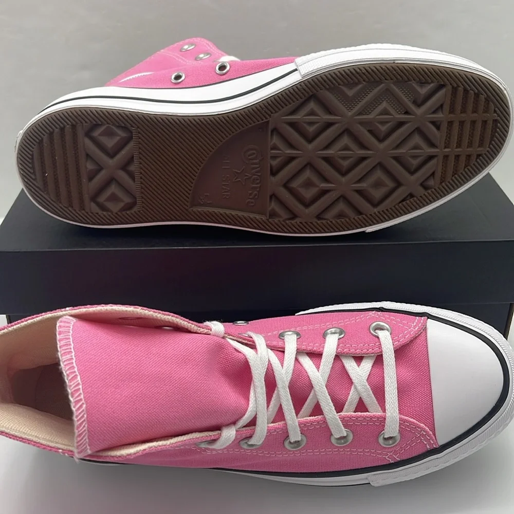 Converse WMNS Platform Sneakers CTAS Lift Hi A08216F CTAS LIFT HI PINK/WHITE